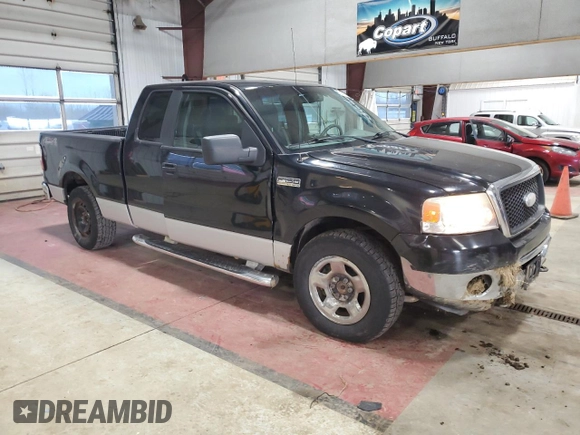 2007 Ford F-150 STX with VIN 1FTRX14W87FA12248, listed as a Copart auction lot 53097145 with 158,583 mi miles and Salvage Title. Bid and sale history available at carsss.com. Image 4.