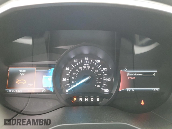 2019 Ford Edge SEL with VIN 2FMPK3J9XKBC26681, listed as a Copart auction lot 48817005 with 93,674 mi miles and Salvage Title. Bid and sale history available at carsss.com. Image 9.