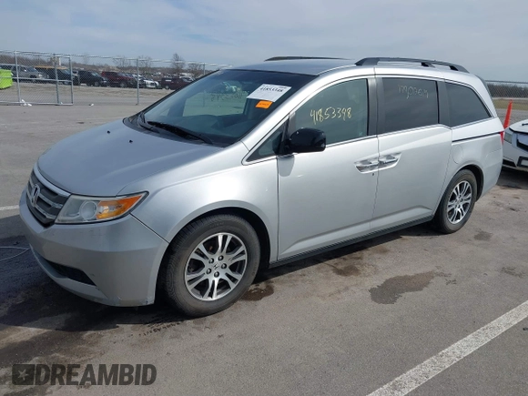 2011 Honda Odyssey EX с VIN 5FNRL5H47BB082302, выставлен на аукционе IAAI как лот 41853348 с пробегом 179 026 миль миль и . История ставок и продаж доступна на DreamBid. Изображение 2.