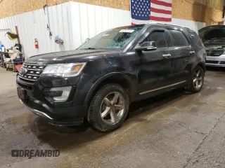 2017 Ford Explorer XLT with VIN 1FM5K8D82HGB07743, listed as a Copart auction lot 48297515 with 87,415 mi miles and Salvage Title. Bid and sale history available at DreamBid. Image 1.