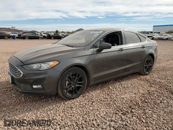 2019 Ford Fusion SE with VIN 3FA6P0HD4KR177589, listed as a Copart auction lot 86351984 with 126,075 mi miles and Salvage Title. Bid and sale history available at carsss.com. Image 1.