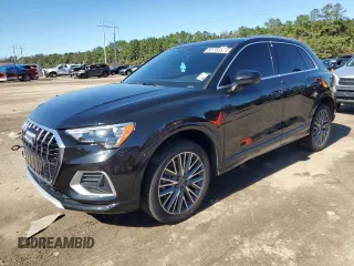 2022 Audi Q3 Premium with VIN WA1AUCF30N1006159, listed as a Copart auction lot 81785574 with 53,880 mi miles and Salvage Title. Bid and sale history available at carsss.com. Image 1.