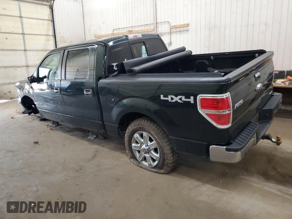 2014 Ford F-150 XL with VIN 1FTFW1EF4EKE00926, listed as a Copart auction lot 54425475 with 153,163 mi miles and Salvage Title. Bid and sale history available at carsss.com. Image 2.