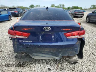 2017 Kia Optima LX with VIN 5XXGT4L35HG177799, listed as a Copart auction lot 54935045 with 92,216 mi miles and Salvage Title. Bid and sale history available at DreamBid. Image 6.