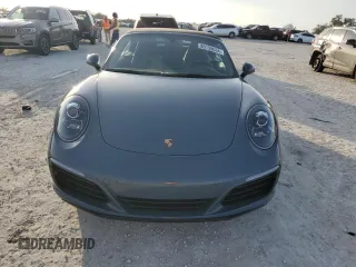 2018 Porsche 911 991 Carrera with VIN WP0CA2A99JS138418, listed as a Copart auction lot 80159034 with 26,777 mi miles and Salvage Title. Bid and sale history available at carsss.com. Image 5.