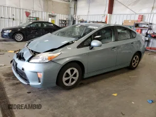 2012 Toyota Prius One with VIN JTDKN3DU5C1589263, listed as a Copart auction lot 53889875 with 156,712 mi miles and Non Repairable. Bid and sale history available at carsss.com. Image 1.