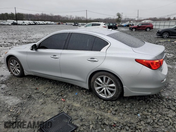 2017 Infiniti Q50 2.0t Premium with VIN JN1CV7ARXHM680324, listed as a Copart auction lot 49944555 with 100,630 mi miles and Salvage Title. Bid and sale history available at carsss.com. Image 2.