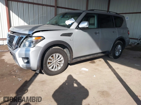 2018 Nissan Armada SL with VIN JN8AY2NC0J9552627, listed as a IAAI auction lot 41572479 with 189,375 mi miles and . Bid and sale history available at DreamBid. Image 2.