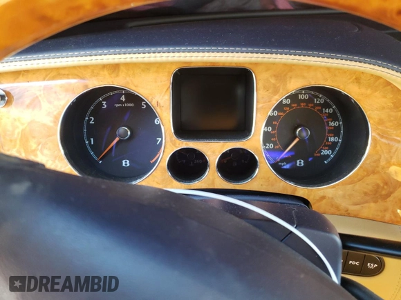 2008 Bentley Flying Spur with VIN SCBBR93W68C053026, listed as a Copart auction lot 46425195 with Not Provided miles and Clean Title. Bid and sale history available at DreamBid. Image 9.