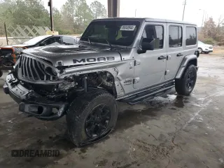 2019 Jeep Wrangler Unlimited Sahara with VIN 1C4HJXEGXKW601107, listed as a Copart auction lot 86040944 with 62,954 mi miles and Salvage Title. Bid and sale history available at carsss.com. Image 1.