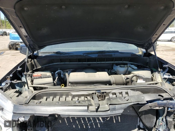 2023 Chevrolet Silverado 1500 RST with VIN 2GCUDEED3P1137124, listed as a Copart auction lot 50585395 with 28,332 mi miles and Salvage Title. Bid and sale history available at DreamBid. Image 11.