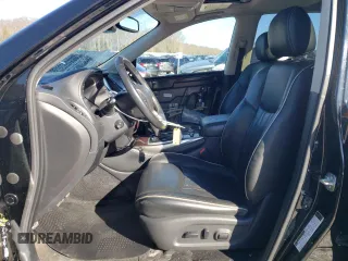 2019 Infiniti QX60 Luxe z VIN 5N1DL0MM1KC561598, wystawiony jako Copart lot #46123045 z przebiegiem 91 619 mil mil oraz Szkody całkowita. Historia ofert i sprzedaży dostępna na DreamBid. Obrazek 7.