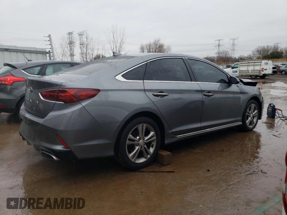 2018 Hyundai Sonata SEL with VIN 5NPE34AFXJH686267, listed as a Copart auction lot 42862395 with 86,241 mi miles and Salvage Title. Bid and sale history available at carsss.com. Image 3.