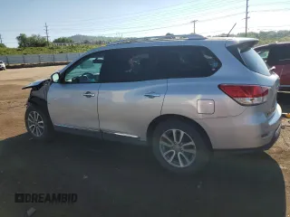 2013 Nissan Pathfinder SV with VIN 5N1AR2MM3DC641758, listed as a Copart auction lot 59859445 with 84,677 mi miles and Salvage title. Bid and sale history available at DreamBid. Image 2.