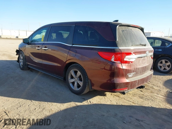2020 Honda Odyssey EX-L with VIN 5FNRL6H73LB053820, listed as a IAAI auction lot 41532645 with 73,692 mi miles. Bid and sale history available at carsss.com. Image 3.