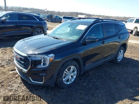 2024 GMC Terrain SLE with VIN 3GKALTEG4RL204534, listed as a IAAI auction lot 41763161 with 17,007 mi miles. Bid and sale history available at carsss.com. Image 17.