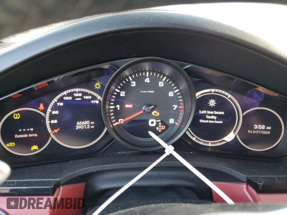 2022 Porsche Cayenne with VIN WP1AA2AYXNDA04363, listed as a Copart auction lot 50232415 with 66,680 mi miles and Salvage title. Bid and sale history available at DreamBid. Image 9.