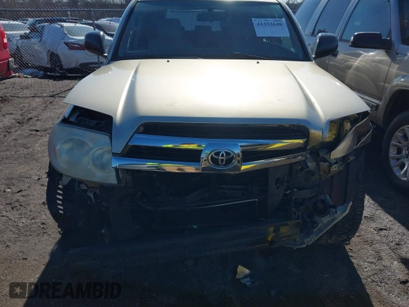2005 Toyota 4Runner SR5 with VIN JTEBT14R050051404, listed as a IAAI auction lot 41333648 with 413,375 mi miles and . Bid and sale history available at DreamBid. Image 13.