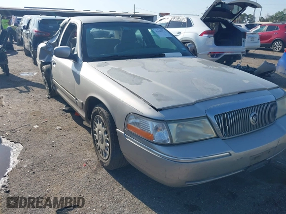 2004 Mercury Grand Marquis GS with VIN 2MEFM74W34X677247, listed as a IAAI auction lot 41856970 with 135,225 mi miles and . Bid and sale history available at DreamBid. Image 1.