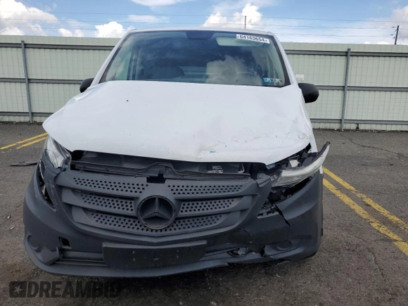 2020 Mercedes-Benz Metris Cargo with VIN WD3PG2EA4L3658585, listed as a Copart auction lot 64163654 with 53,643 mi miles and Salvage Title. Bid and sale history available at carsss.com. Image 5.