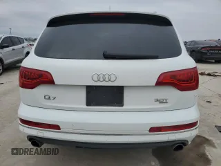 2015 Audi Q7 3.0T Premium with VIN WA1CGAFE8FD017755, listed as a Copart auction lot 45472515 with 0 mi miles and Salvage Title. Bid and sale history available at carsss.com. Image 6.