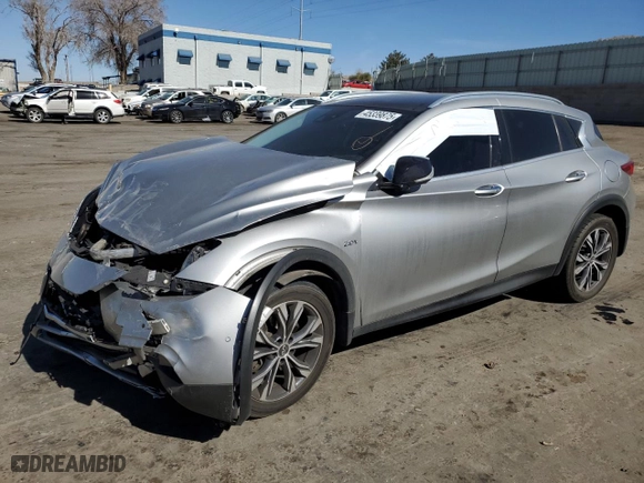 2017 Infiniti QX30 Premium with VIN SJKCH5CR7HA031553, listed as a Copart auction lot 45339875 with 89,903 mi miles and Salvage Title. Bid and sale history available at carsss.com. Image 1.