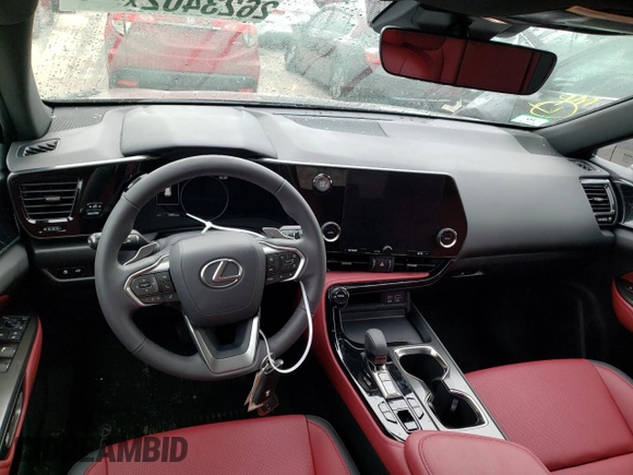 2022 Lexus NX with VIN 2T2AGCEZ5NC012338, listed as a Copart auction lot 72623402 with 1,385 mi miles. Bid and sale history available at carsss.com. Image 8.