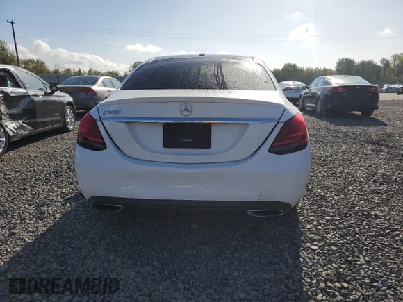 2019 Mercedes-Benz C 300 with VIN 55SWF8DB6KU286703, listed as a Copart auction lot 53886555 with Not provided miles and Salvage title. Bid and sale history available at DreamBid. Image 6.