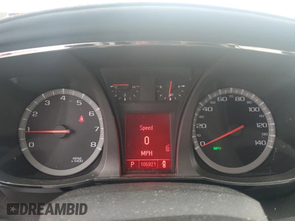 2011 GMC Terrain SLE-2 with VIN 2CTFLSE53B6437345, listed as a Copart auction lot 80889644 with 106,921 mi miles and Salvage Title. Bid and sale history available at carsss.com. Image 9.