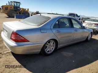 2003 Mercedes-Benz S-Class 4.3L with VIN WDBNG70JX3A319731, listed as a Copart auction lot 47300885 with 0 mi miles and Non Repairable. Bid and sale history available at carsss.com. Image 3.