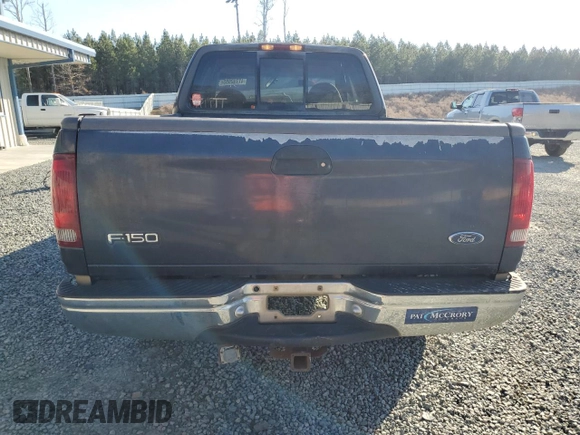 1999 Ford F-150 with VIN 1FTRX18W0XNC03906, listed as a Copart auction lot 42742555 with Not provided miles and Salvage title. Bid and sale history available at DreamBid. Image 6.