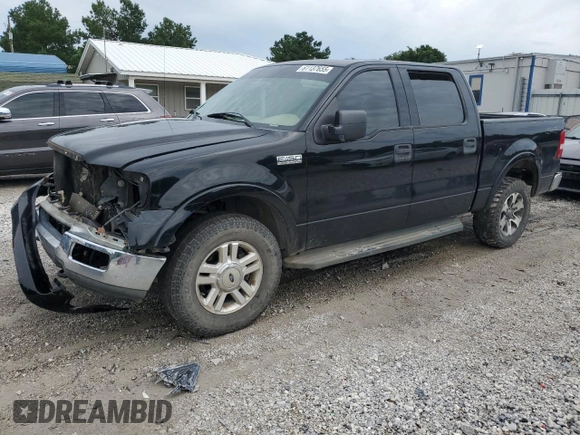 2004 Ford F-150 XLT with VIN 1FTPW14574KB96621, listed as a Copart auction lot 61137655 with 220,659 mi miles and Salvage title. Bid and sale history available at DreamBid. Image 1.