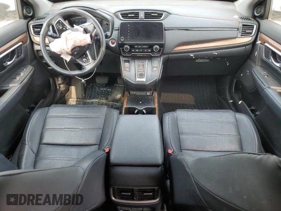 2021 Honda CR-V Touring with VIN 7FART6H96ME005154, listed as a Copart auction lot 60266905 with 54,624 mi miles and Salvage title. Bid and sale history available at DreamBid. Image 8.
