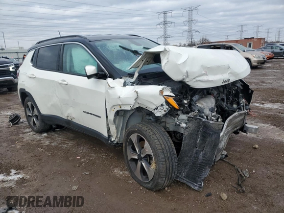 2019 Jeep Compass Latitude with VIN 3C4NJDBB2KT600968, listed as a Copart auction lot 85966874 with Not provided miles and Salvage title. Bid and sale history available at DreamBid. Image 4.