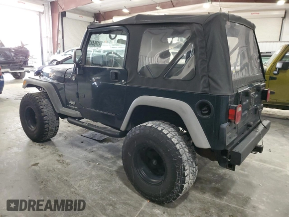 2006 Jeep Wrangler SE with VIN 1J4FA29S36P724699, listed as a Copart auction lot 41764425 with 129,016 mi miles and Salvage Title. Bid and sale history available at carsss.com. Image 2.