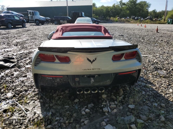 2019 Chevrolet Corvette Grand Sport 2LT with VIN 1G1YY3D73K5114173, listed as a Copart auction lot 69749034 with 0 mi miles and Salvage Title. Bid and sale history available at carsss.com. Image 6.