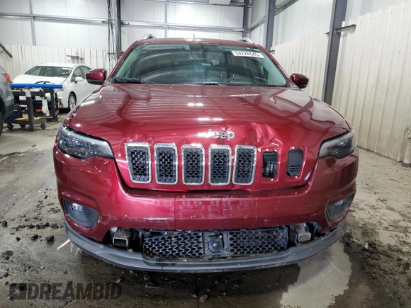 2021 Jeep Cherokee Latitude Lux with VIN 1C4PJMMXXMD225132, listed as a Copart auction lot 54226545 with 48,986 mi miles and Salvage title. Bid and sale history available at DreamBid. Image 5.