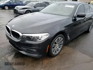 2018 BMW 5 Series 530e xDrive with VIN WBAJB1C5XJB084018, listed as a Copart auction lot 86277124 with 127,517 mi miles and Salvage Title. Bid and sale history available at carsss.com. Image 14.