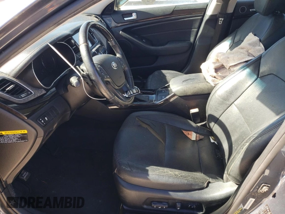 2014 Kia Cadenza Premium with VIN KNALN4D71E5155905, listed as a Copart auction lot 87973725 with 113,421 mi miles and Clean Title. Bid and sale history available at carsss.com. Image 7.