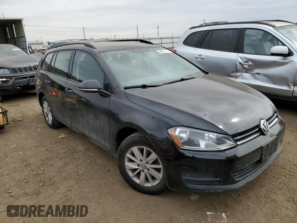 2017 Volkswagen Golf SportWagen S with VIN 3VWC17AU4HM510099, listed as a Copart auction lot 46581174 with 46,344 mi miles. Bid and sale history available at carsss.com. Image 4.