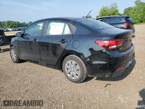 2020 Kia Rio LX with VIN 3KPA24AD3LE353125, listed as a Copart auction lot 60308394 with 35,863 mi miles and Salvage Title. Bid and sale history available at DreamBid. Image 2.