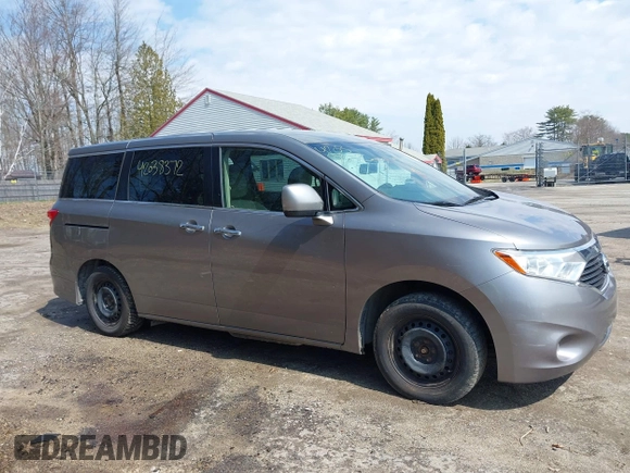 2012 Nissan Quest SL with VIN JN8AE2KP1C9032424, listed as a IAAI auction lot 42038372 with 205,530 mi miles. Bid and sale history available at carsss.com. Image 15.
