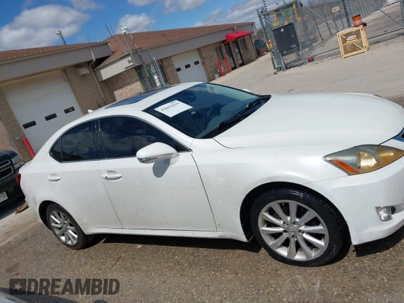 2009 Lexus IS with VIN JTHCK262095035485, listed as a IAAI auction lot 42015619 with 204,518 mi miles. Bid and sale history available at carsss.com. Image 13.