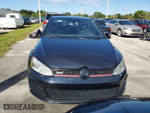 2015 Volkswagen Golf GTI Autobahn with VIN 3VW4T7AU4FM064628, listed as a Copart auction lot 74144834 with 0 mi miles and Salvage Title. Bid and sale history available at carsss.com. Image 5.