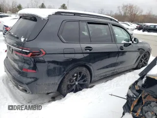 2023 BMW X7 xDrive40i with VIN 5UX23EM03P9P28696, listed as a Copart auction lot 44362265 with 0 mi miles and Non Repairable. Bid and sale history available at carsss.com. Image 3.