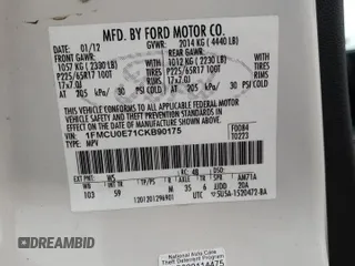 2012 Ford Escape Limited with VIN 1FMCU0E71CKB90175, listed as a Copart auction lot 79106304 with Not Provided miles and Salvage Title. Bid and sale history available at DreamBid. Image 13.
