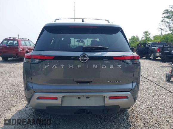 2022 Nissan Pathfinder SL with VIN 5N1DR3CD9NC262513, listed as a IAAI auction lot 42400791 with 46,587 mi miles and . Bid and sale history available at DreamBid. Image 17.