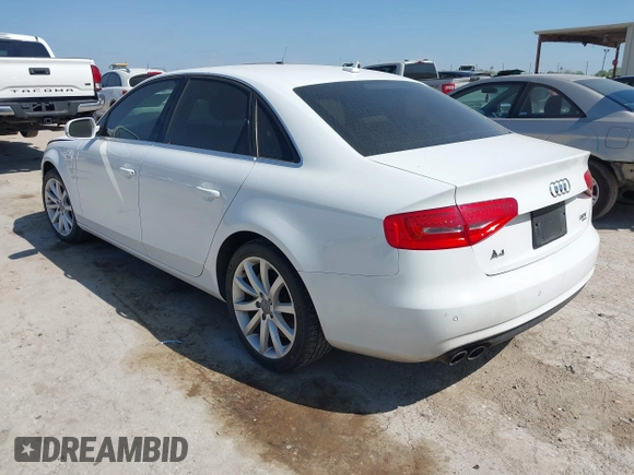 2013 Audi A4 Premium Plus z VIN WAUFFAFL2DN007960, wystawiony jako IAAI lot #42017057 z przebiegiem 104 347 mil mil oraz . Historia ofert i sprzedaży dostępna na DreamBid. Obrazek 3.