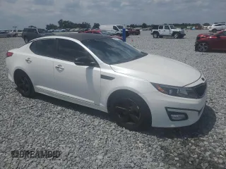 2015 Kia Optima LX with VIN KNAGM4A78F5645011, listed as a Copart auction lot 55041515 with 112,133 mi miles and Salvage Title. Bid and sale history available at DreamBid. Image 4.