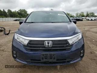 2023 Honda Odyssey EX with VIN 5FNRL6H55PB076665, listed as a Copart auction lot 57663235 with 19,346 mi miles and Salvage title. Bid and sale history available at DreamBid. Image 5.